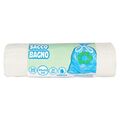 808 - Sacco Bagno in Hd 45x55 cm antigoccia colore Bianco Rotolo da 30 Sacchi - Sacchi e contenitori