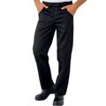 044601 - Pantalone Cuoco Unisex con elastico colore Nero - Isacco - Abbigliamento da lavoro