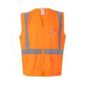 305903-19 - GILET ALTA VISIBILITA' PROFESSIONALE CON PORTA-BADGE - Abbigliamento da lavoro