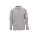 AY7515 - POLO UOMO MANICA LUNGA FLORENCE PAYPER MELANGE GREY - Abbigliamento da lavoro