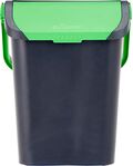EC35V - Pattumiera 35 lt per raccolta differenziata Ecologica Ecoplastic col. Verde - Sacchi e contenitori