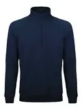 BS330-NY - BS FELPA MEZZA ZIP BLU NAVY - Abbigliamento da lavoro