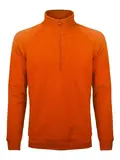 BS330-OR - BS FELPA MEZZA ZIP ARANCIONE - Abbigliamento da lavoro