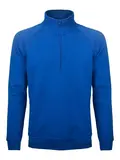 BS330-RB - BS FELPA MEZZA ZIP BLU ROYAL - Abbigliamento da lavoro