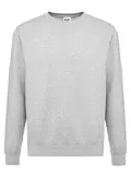 BS331-GY - BS FELPA GIROCOLLO GREY HEATHER - Abbigliamento da lavoro