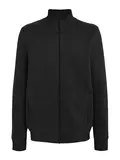 BS334-BK - BS FELPA ZIP INTERA NERO - Abbigliamento da lavoro