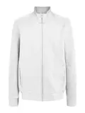 BS334-WH - BS FELPA ZIP INTERA BIANCO - Abbigliamento da lavoro