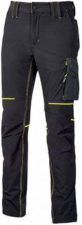 FU258BC - Pantaloni da lavoro donna U POWER World Black Carbon - Abbigliamento da lavoro
