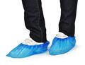 302403CPE - Copriscarpe monouso azzurro in CPE cf 100pz - DPI