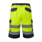 303004-0120 - BERMUDA BICOLORE ALTA VISIBILITA MULTITASCHE - Abbigliamento da lavoro