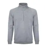 BS330-GY - BS FELPA MEZZA ZIP GREY HEATHER - Abbigliamento da lavoro