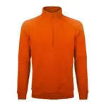 BS330-OR - BS FELPA MEZZA ZIP ARANCIONE - Abbigliamento da lavoro