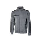 EY129GM - FELPA U-POWER MODELLO SNUG GREY METEORITE - Abbigliamento da lavoro