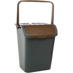 EC35M - Pattumiera 35 lt per raccolta differenziata Ecologica Ecoplastic col. Marrone - Sacchi e contenitori