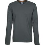 AY7500 - T-SHIRT GIROCOLLO MANICA LUNGA PINETA PYPER 165gr COLORE SMOKE - Abbigliamento da lavoro