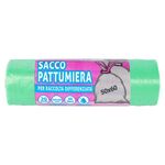 122 - Sacco raccolta differenziata HD antigoccia mis.50x60 Rt 20pz col.Verde - Sacchi e contenitori