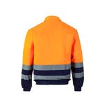153-01/19 - Giacca Giubbotto da lavoro bicolore ad alta visibilità 153 Velilla blu marino/arancio fluo - Abbigliamento da lavoro