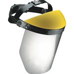 5708 - VISIERA RIALZABILE IN POLICARBONATO CON SEMICALOTTA PROTETTIVA - Protezione facciale