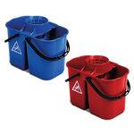 FIL2060A - Secchio Doppia Vasca Pulizia Pavimenti Gemini Con Strizzatore 15 Lt - Attrezzature