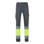 303007-0820 - PANTALONI DA LAVORO ALTAVISIBILITA' BICOLORE MULTITASCHE - Abbigliamento da lavoro