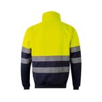 305701MZ-61/20 - Felpa bicolore alta visibilità con cerniera Velilla 305701 AV - Abbigliamento da lavoro