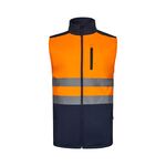 305906-61/19 - Gilet in soft shell bicolore alta visibilità Velilla 305906 AV - Abbigliamento da lavoro