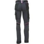 FU189GF - Pantaloni da lavoro Donna U POWER World GREY FUCSIA - Abbigliamento da lavoro