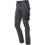 FU189GF - Pantaloni da lavoro Donna U POWER World GREY FUCSIA - Abbigliamento da lavoro