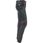 FU189GF - Pantaloni da lavoro Donna U POWER World GREY FUCSIA - Abbigliamento da lavoro