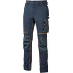 PE145DB - Pantaloni da lavoro U POWER ATOM Deep Blue - Abbigliamento da lavoro