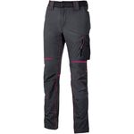 FU189GF - Pantaloni da lavoro Donna U POWER World GREY FUCSIA - Abbigliamento da lavoro