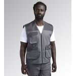160302-75070 - GILET DA LAVORO UOMO UTILITY DIADORA VEST MOVER 75070 - Abbigliamento da lavoro