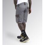161758-75070 - Pantaloncino Bermuda da lavoro POLY - Utility Diadora - Grigio Acciaio 75070 - Abbigliamento da lavoro