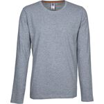 AY7500 - T-SHIRT GIROCOLLO MANICA LUNGA PINETA PYPER 165gr COLORE GRIGIO MELANGE - Abbigliamento da lavoro