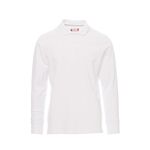 AY7515 - POLO MANICA LUNGA FLORENCE PAYPER BIANCO - Abbigliamento da lavoro