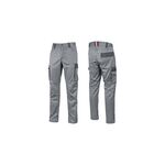 HY141SG - Pantaloni da lavoro U POWER CRAZY COLORE STONE GREY - Abbigliamento da lavoro