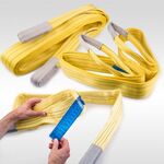 AZS468083 - FASCE DI SOLLEVAMENTO 3000 KG EN 1492-1 LUNGHEZZA 5 METRI - Anticaduta