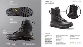 GDT1060006 - Scarpa Anfibio Caccia nero impermeabile FORCE ZIP GARSPORT - Calzature