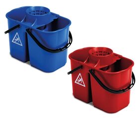 FIL2060A - Secchio Doppia Vasca Pulizia Pavimenti Gemini Con Strizzatore 15 Lt - Attrezzature