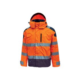 HL161OF - PARKA U-POWER MODELLO DEFENDER ORANGE FLUO - Abbigliamento da lavoro