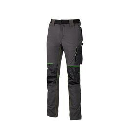 PE145RL - Pantaloni da lavoro U Power ATOM colore ASPHALT GREY GREEN - Abbigliamento da lavoro