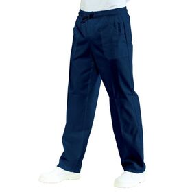 044602 - Pantalone Unisex con elastico Blu - Isacco - Abbigliamento da lavoro