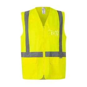 305903-20 - GILET ALTA VISIBILITA' PROFESSIONALE CON PORTA-BADGE - Abbigliamento da lavoro