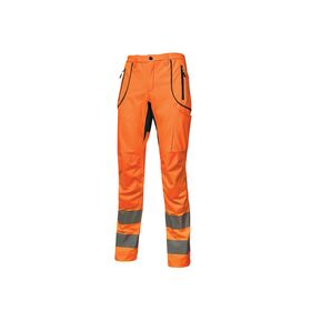 HL186OF - Pantaloni da lavoro alta visibilità U POWER REN Orange Fluo - Abbigliamento da lavoro