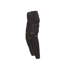 FU258BC - Pantaloni da lavoro donna U POWER World Black Carbon - Abbigliamento da lavoro