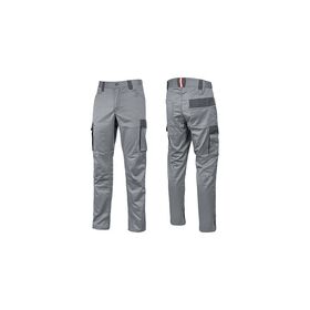 HY141SG - Pantaloni da lavoro U POWER CRAZY COLORE STONE GREY - Abbigliamento da lavoro