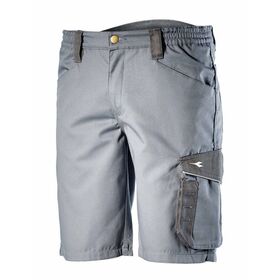 161758-75070 - Pantaloncino Bermuda da lavoro POLY - Utility Diadora - Grigio Acciaio 75070 - Abbigliamento da lavoro
