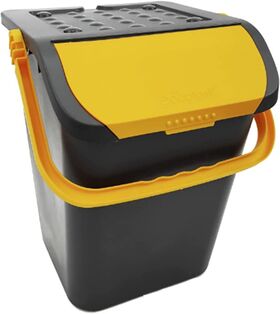 EC35G - Pattumiera 35 lt per raccolta differenziata Ecologica Ecoplastic col. Giallo - Sacchi e contenitori