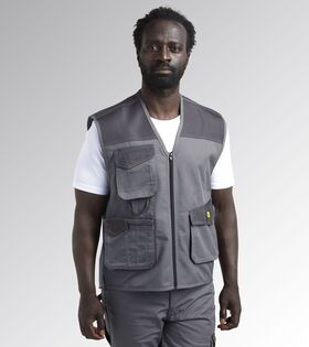 160302-75070 - GILET DA LAVORO UOMO UTILITY DIADORA VEST MOVER 75070 - Abbigliamento da lavoro