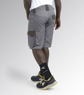 161758-75070 - Pantaloncino Bermuda da lavoro POLY - Utility Diadora - Grigio Acciaio 75070 - Abbigliamento da lavoro